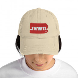 Jawn Distressed Dad Hat
